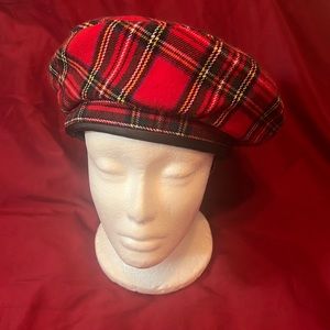 A plaid hat